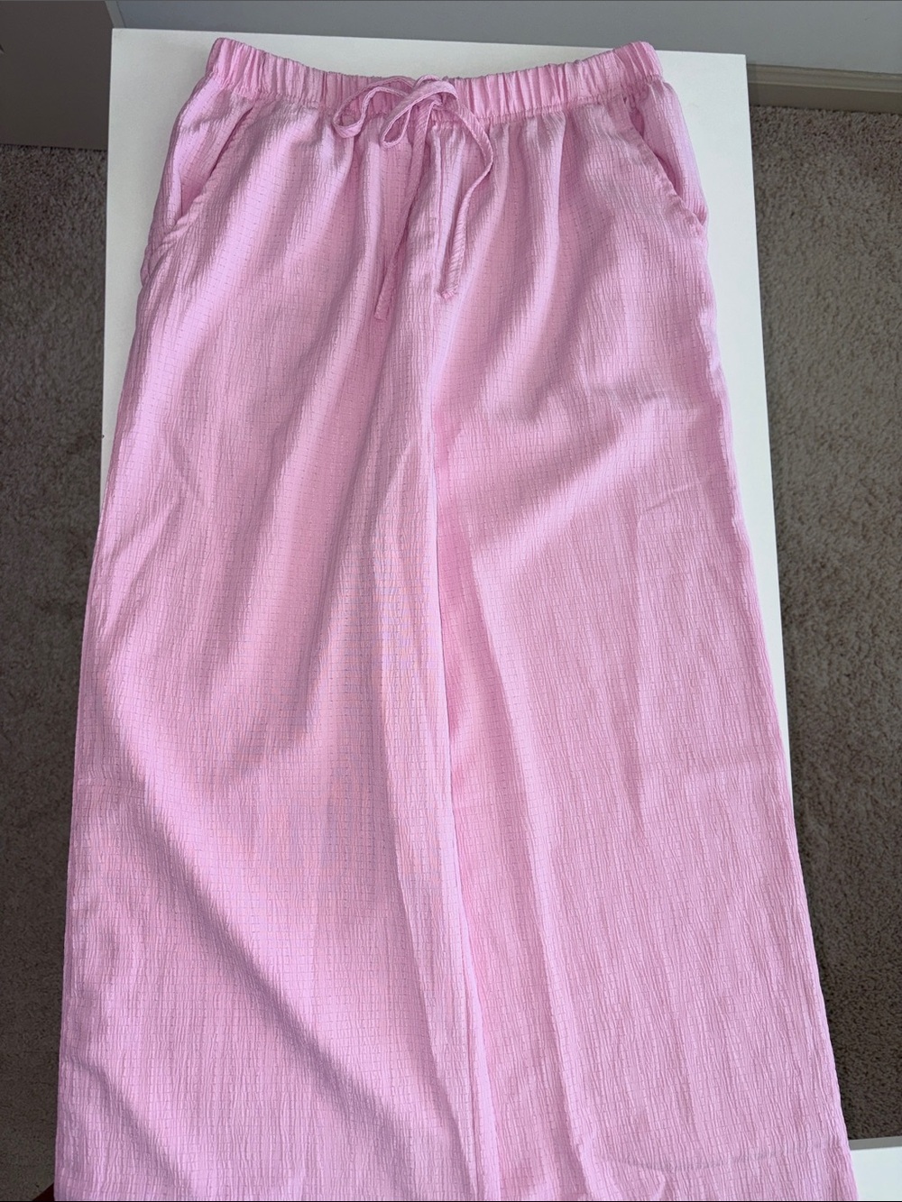 Pink loose pants never worn